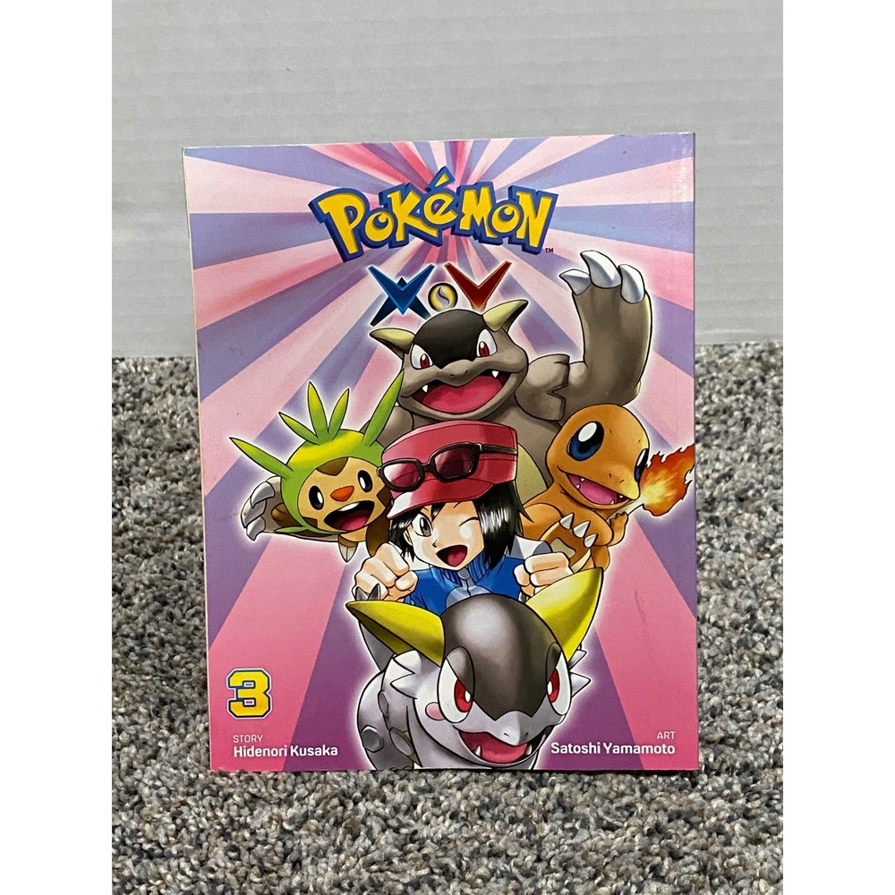Manga Pokemon XY VIZ Media Unisex Multicolor Excellent Vol 3 Paperback OS